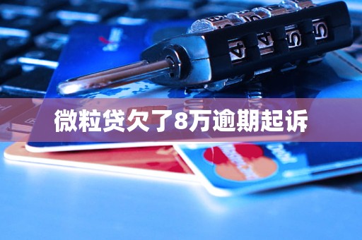 微粒贷欠了8万逾期起诉