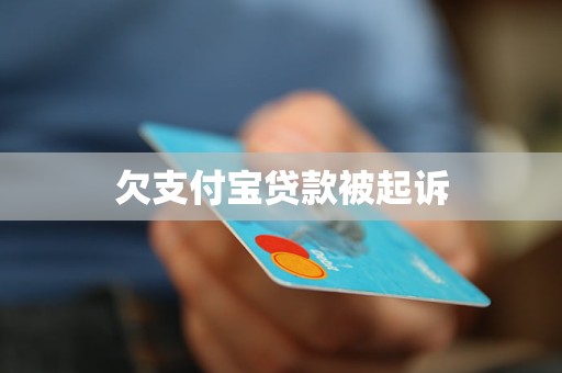 欠支付宝贷款被起诉