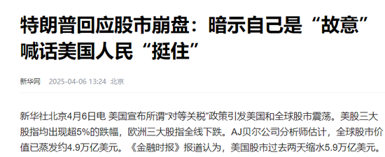 特朗普暗示故意让股市崩盘！暴跌300亿美元，马斯克打破沉默