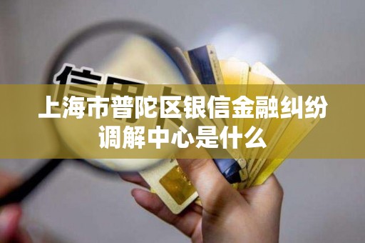 上海市普陀区银信金融纠纷调解中心是什么