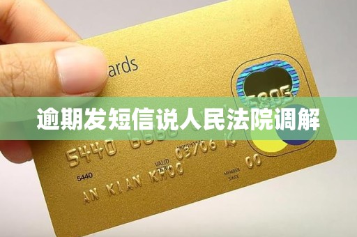 逾期发短信说人民法院调解