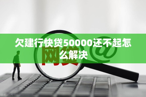 欠建行快贷50000还不起怎么解决