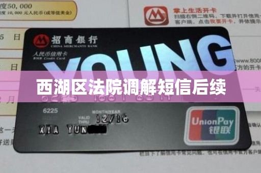 西湖区法院调解短信后续
