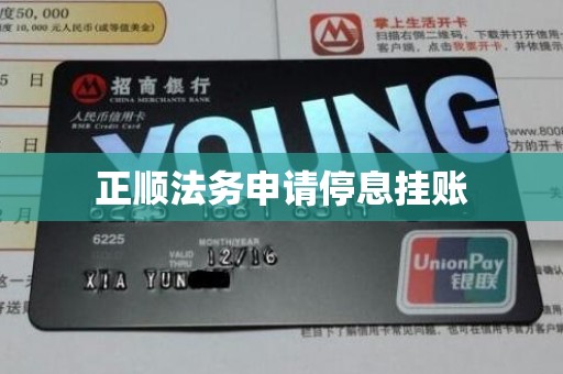 正顺法务申请停息挂账