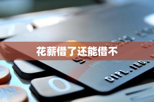 花薪借了还能借不