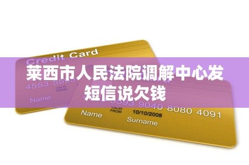 莱西市人民法院调解中心发短信说欠钱