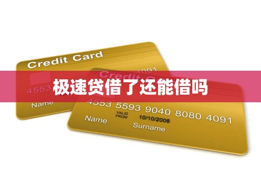 极速贷借了还能借吗