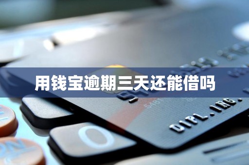 用钱宝逾期三天还能借吗