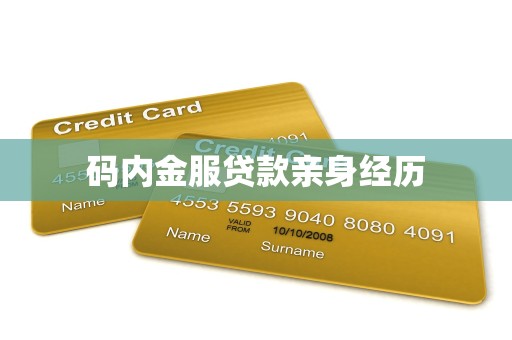 码内金服贷款亲身经历