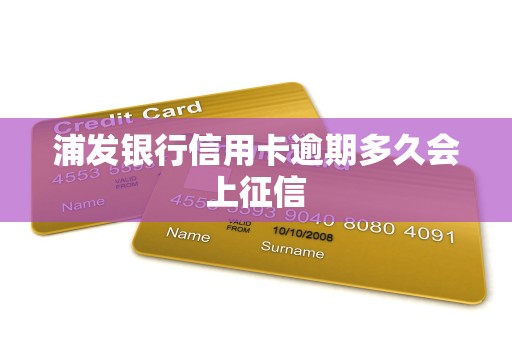 浦发银行信用卡逾期多久会上征信