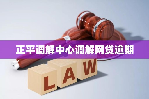正平调解中心调解网贷逾期