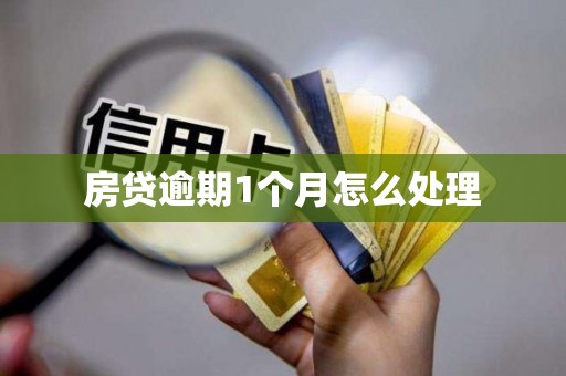 房贷逾期1个月怎么处理