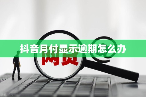 抖音月付显示逾期怎么办