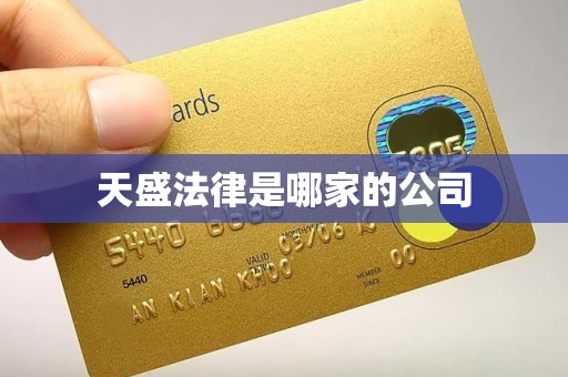天盛法律是哪家的公司