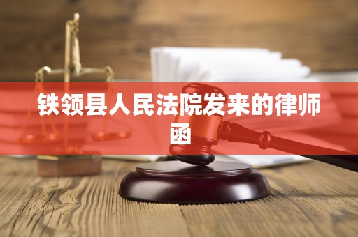 铁领县人民法院发来的律师函