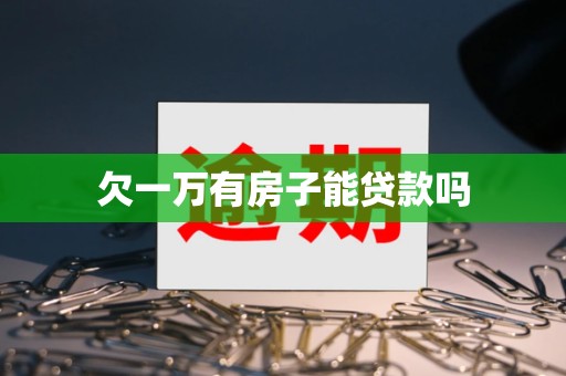 欠一万有房子能贷款吗