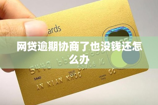 网贷逾期协商了也没钱还怎么办