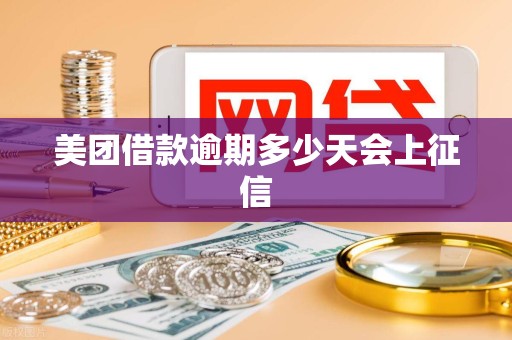 美团借款逾期多少天会上征信