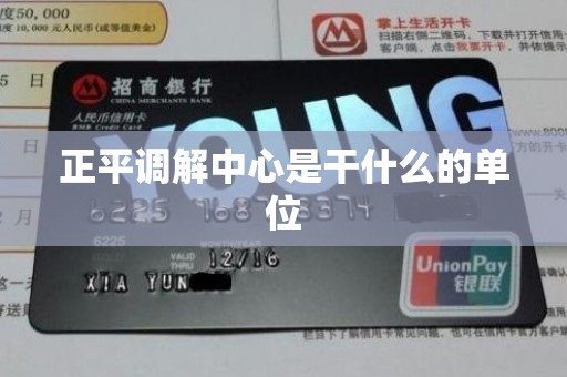正平调解中心是干什么的单位