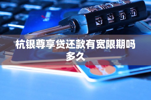 杭银尊享贷还款有宽限期吗多久