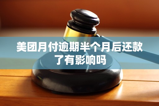 美团月付逾期半个月后还款了有影响吗