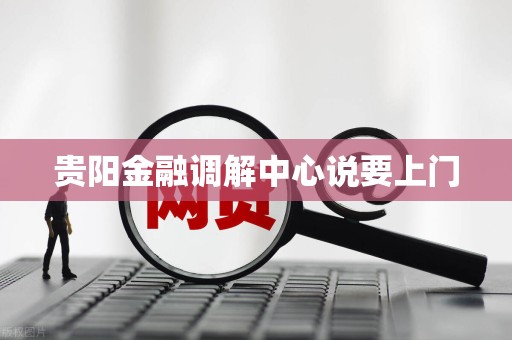 贵阳金融调解中心说要上门