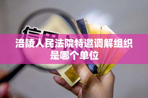 涪陵人民法院特邀调解组织是哪个单位