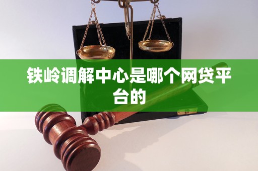 铁岭调解中心是哪个网贷平台的