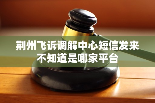 荆州飞诉调解中心短信发来不知道是哪家平台