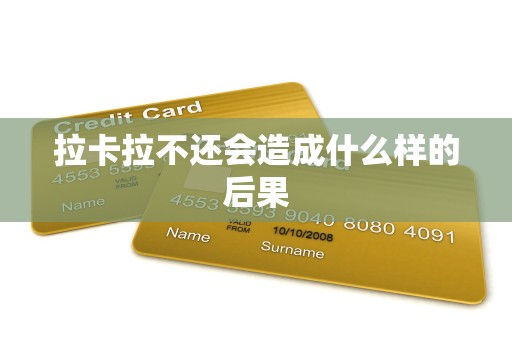 拉卡拉不还会造成什么样的后果