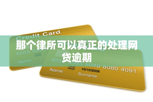 那个律所可以真正的处理网贷逾期