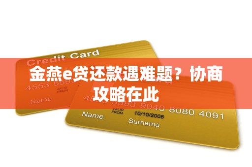 金燕e贷还款遇难题?协商攻略在此