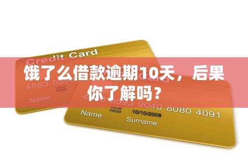 饿了么借款逾期10天,后果你了解吗?