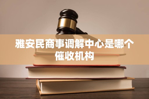 雅安民商事调解中心是哪个催收机构