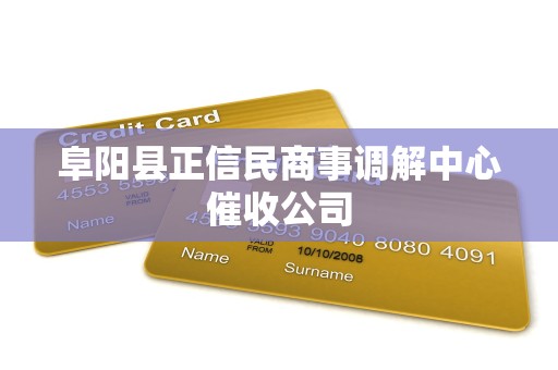 阜阳县正信民商事调解中心催收公司