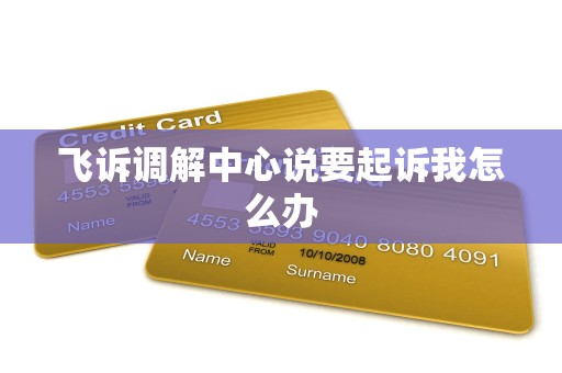 飞诉调解中心说要起诉我怎么办