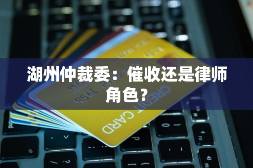湖州仲裁委:催收还是律师角色?