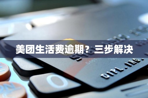 美团生活费逾期?三步解决