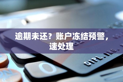 逾期未还?账户冻结预警,速处理