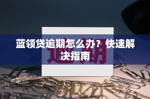 蓝领贷逾期怎么办?快速解决指南