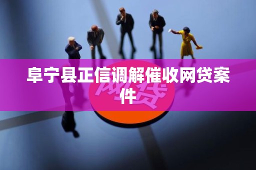 阜宁县正信调解催收网贷案件