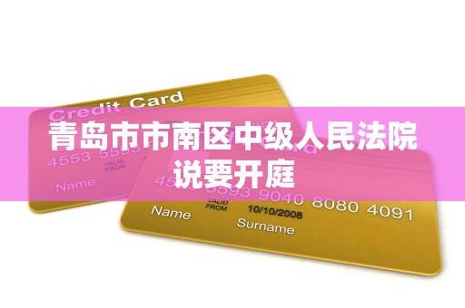 青岛市市南区中级人民法院说要开庭