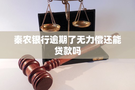 秦农银行逾期了无力偿还能贷款吗
