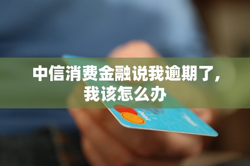 中信消费金融说我逾期了,我该怎么办