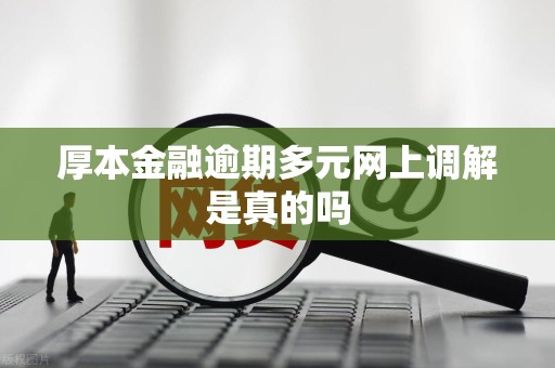 详细阅读:厚本金融逾期多元网上调解是真的吗 厚本金融逾期多元网上调解是真的吗