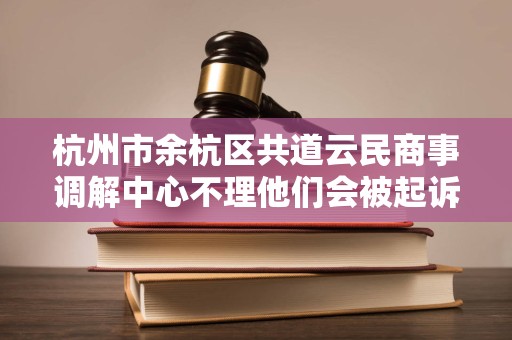 杭州市余杭区共道云民商事调解中心不理他们会被起诉吗