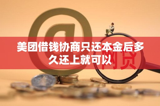 美团借钱协商只还本金后多久还上就可以