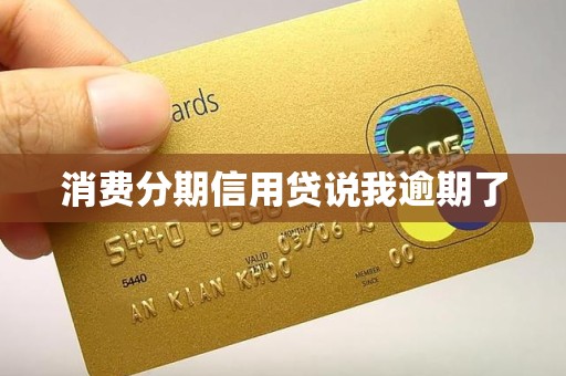 消费分期信用贷说我逾期了
