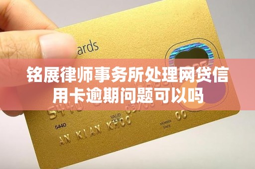 铭展律师事务所处理网贷信用卡逾期问题可以吗