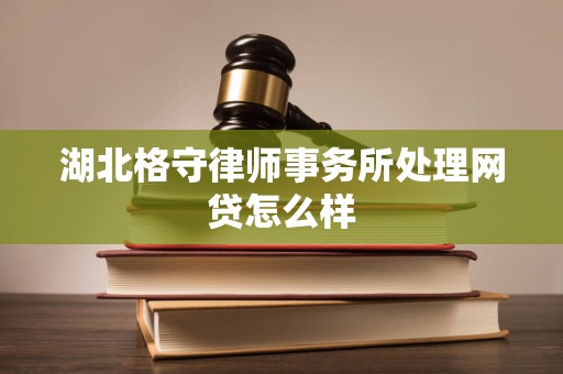湖北格守律师事务所处理网贷怎么样